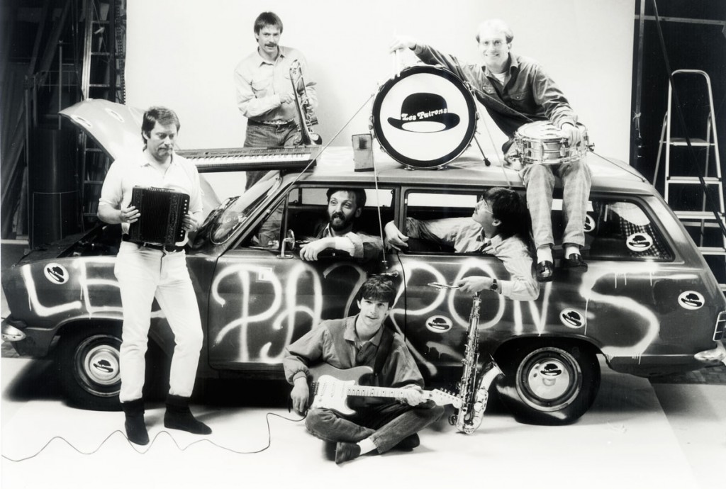 Les Patrons 1986 im Fotostudio