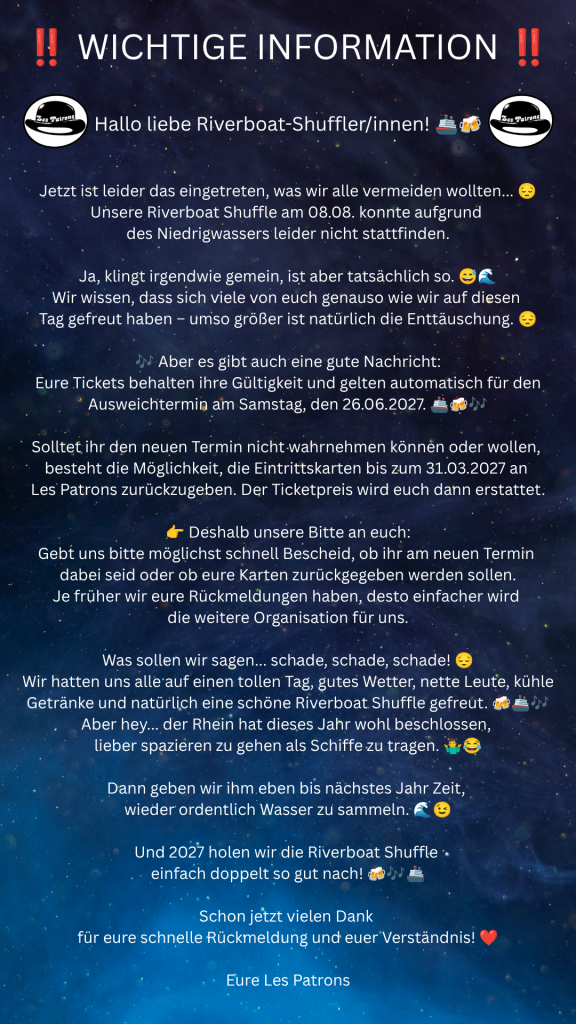 Wichtige Information 2
